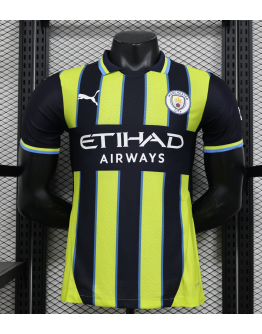 Manchester City 2024/25 Away Replica Custom Jersey - Stripe