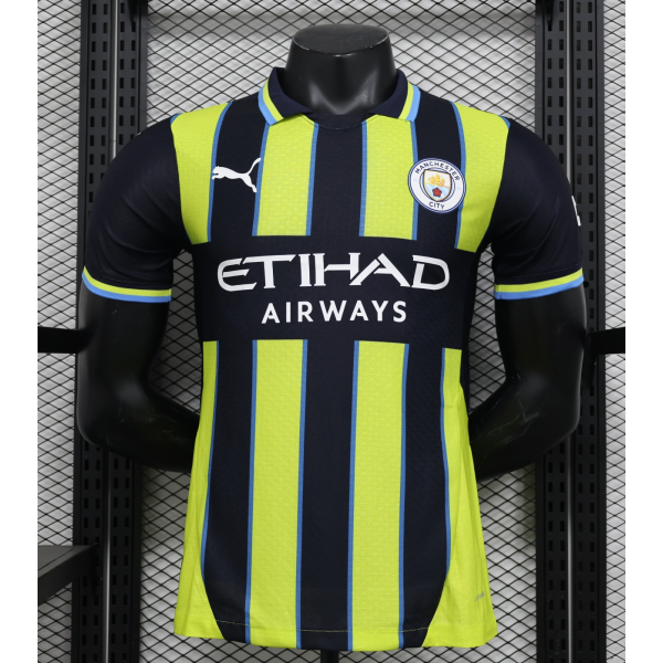 Manchester City 2024/25 Away Replica Custom Jersey - Stripe