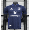 Manchester United 2024/25 Away Short Sleeve Replica Custom Jersey - Blue