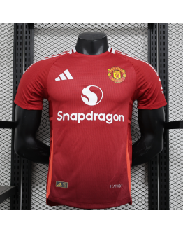 Manchester United 2024/25 Home Replica Custom Jersey - Red