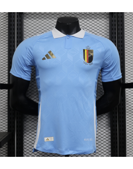 Belgium 2024/25 Away Replica Custom Jersey - Blue