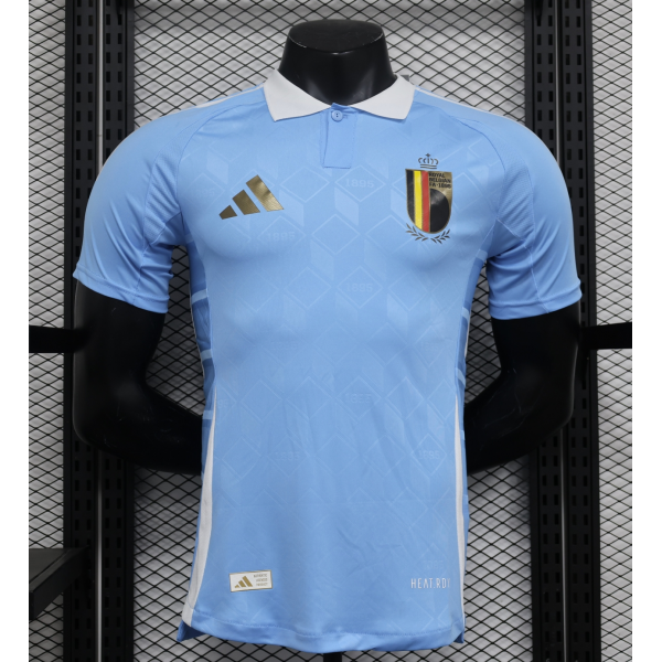 Belgium 2024/25 Away Replica Custom Jersey - Blue