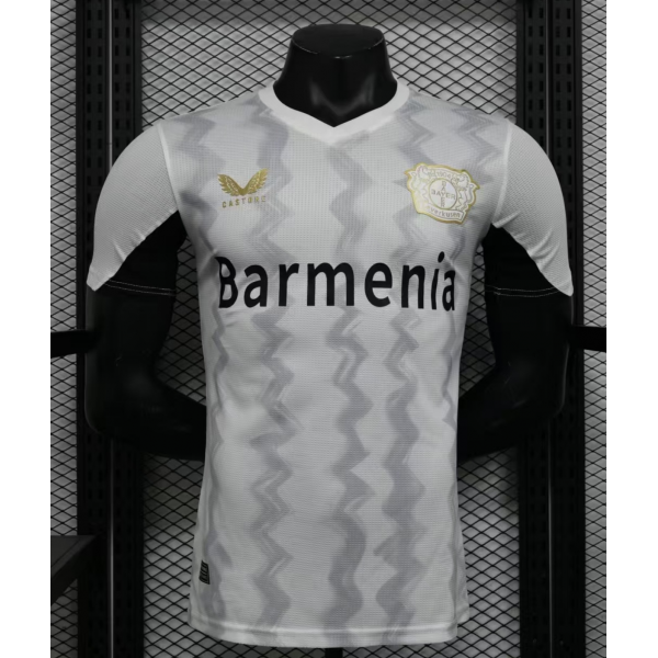 Bayer 04 Leverkusen 2024/25 Away Replica Custom Jersey - White