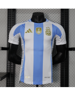 Argentina 2024/25 Home Replica Custom Jersey - White