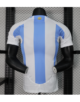 Argentina 2024/25 Home Replica Custom Jersey - White