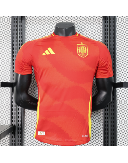 Spain 2024/25 Home Replica Custom Jersey - Red