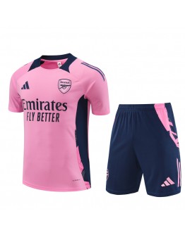 Arsenal Adult Short Sleeve Training Suit Pink