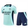 Arsenal Adult Short Sleeve Training Suit Dark Green