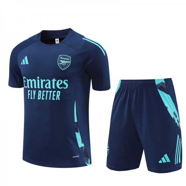 Arsenal Adult Short Sleeve Training Suit Blue