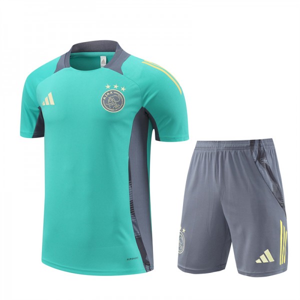 Ajax Adult Short Sleeve Training Suit Light Green