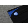 Inter Milan Adult Short Sleeve Training Suit Black