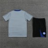 Inter Milan Adult Short Sleeve Training Suit Grey