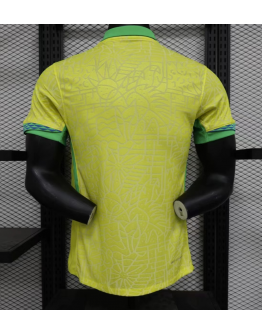 Brazil 2024/25 Home Replica Custom Jersey - Yellow