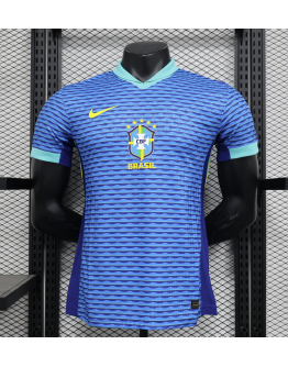 Brazil 2024/25 Away Replica Custom Jersey - Deep Blue