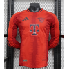 Bayern Munich 2024/25 Home Long Sleeve Replica Custom Jersey - Red