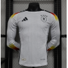 Germany 2024/25 Home Long Sleeve Replica Custom Jersey - White