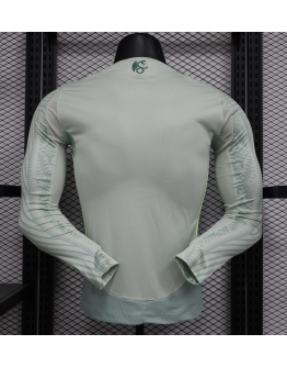 Mexico 2024/25 Away Long Sleeve Replica Custom Jersey - Green