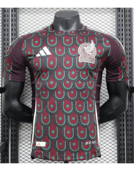 Mexico 2024/25 Home Replica Custom Jersey - Deep Red