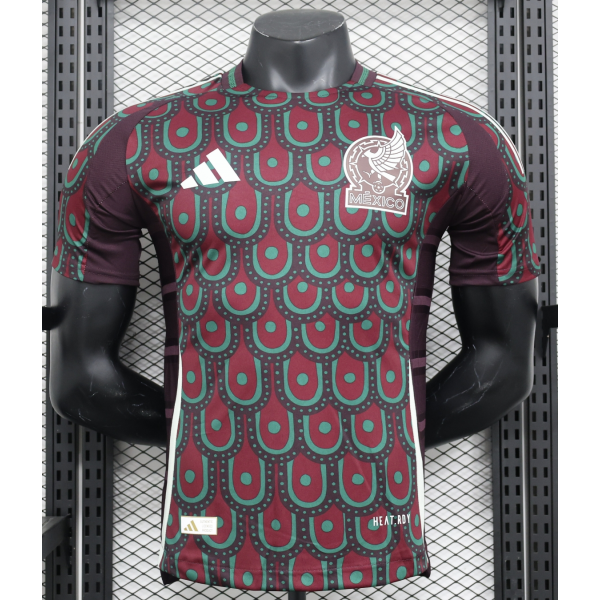 Mexico 2024/25 Home Replica Custom Jersey - Deep Red