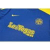 Inter Milan Adult Short Sleeve Training Suit Blue