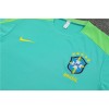 Brazil Adult Short Sleeve Training Suit Green