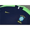 Brazil Adult Short Sleeve Training Suit Blue