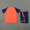 Real Madrid Adult Short Sleeve Training Suit Orange