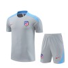 Atletico Madrid Adult Short Sleeve Training Suit Grey