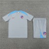 Atletico Madrid Adult Short Sleeve Training Suit Grey