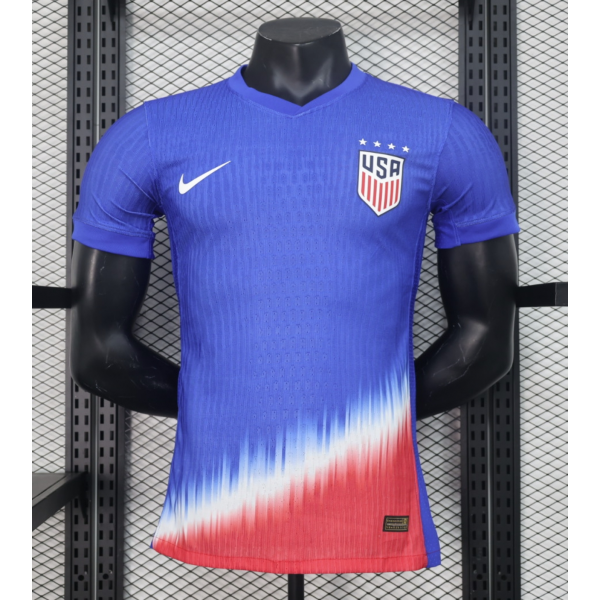 USA 2024/25 Away Replica Custom Jersey - Blue