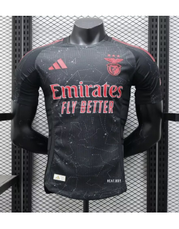 Benfica 2024/25 Away Replica Custom Jersey - Black