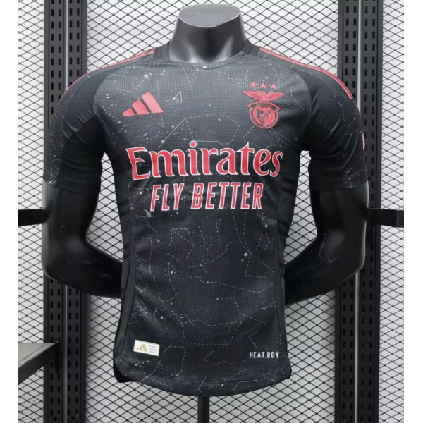 Benfica 2024/25 Away Replica Custom Jersey - Black