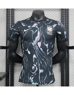 South Korea 2024/25 Away Replica Custom Jersey - Black