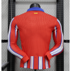 Atletico Madrid 2024/25 Home Long Sleeve Replica Custom Jersey - Red