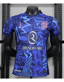 Atletico Madrid 2024/25 Away Replica Custom Jersey - Blue