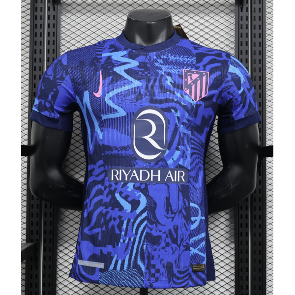 Atletico Madrid 2024/25 Away Replica Custom Jersey - Blue