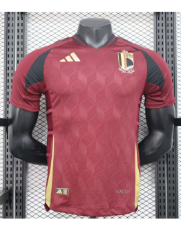 Belgium 2024/25 Home Replica Custom Jersey - Red