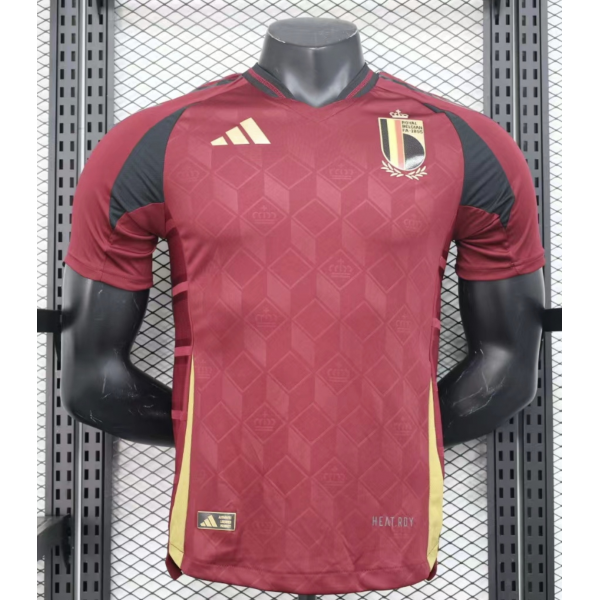 Belgium 2024/25 Home Replica Custom Jersey - Red