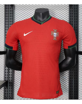 Portugal 2024/25 Home Replica Custom Jersey - Red