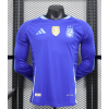 Argentina 2024/25 Away Long Sleeve Replica Custom Jersey - Blue