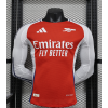 Arsenal 2024/25 Home Long Sleeve Replica Custom Jersey - Red