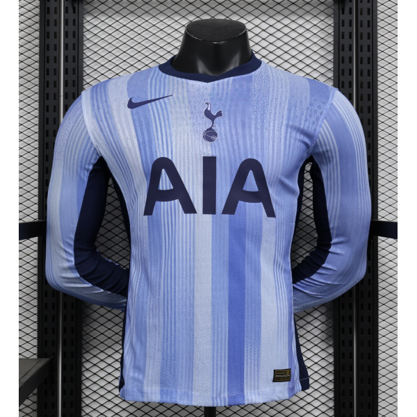 Tottenham Hotspur 2024/25 Long Sleeve Away Replica Custom Jersey - Grey