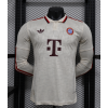 Bayern Munich 2024/25 Long Sleeve Away Replica Custom Jersey - White