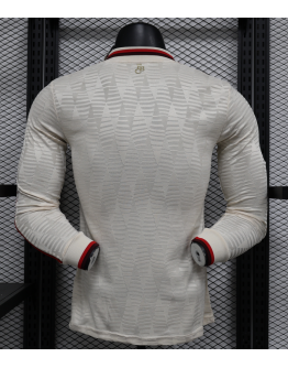 Bayern Munich 2024/25 Long Sleeve Away Replica Custom Jersey - White