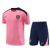 Atletico Madrid  Adult Short Sleeve Training Suit Pink