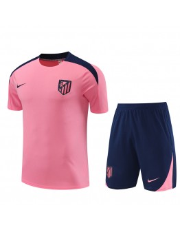 Atletico Madrid  Adult Short Sleeve Training Suit Pink