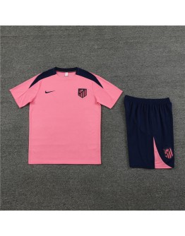 Atletico Madrid  Adult Short Sleeve Training Suit Pink