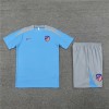 Atletico Madrid Adult Short Sleeve Training Suit Dark Blue