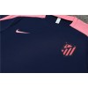 Atletico Madrid Adult Short Sleeve Training Suit Dark Blue