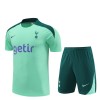 Tottenham Hotspur Adult Short Sleeve Training Suit Light Green